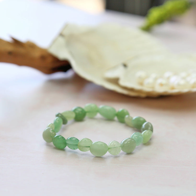 Aventurine Nuggets Stretch Bracelet