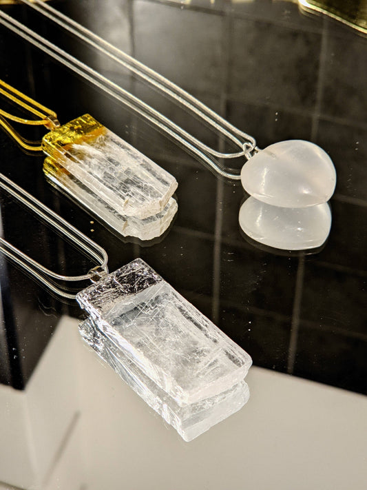 Selenite Necklace