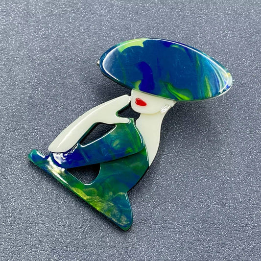 Beauty & Style Acrylic Brooch
