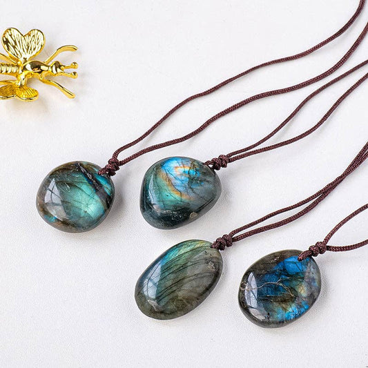 Labradorite Necklace - Shimmering Magic & Play of Color
