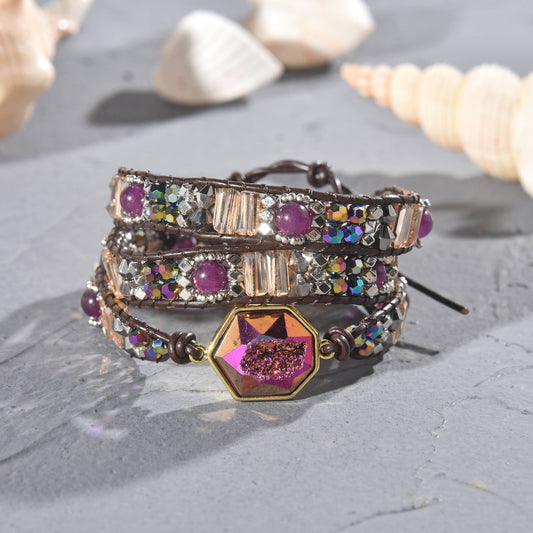 Amethyst Super Bracelet Hand Crafted