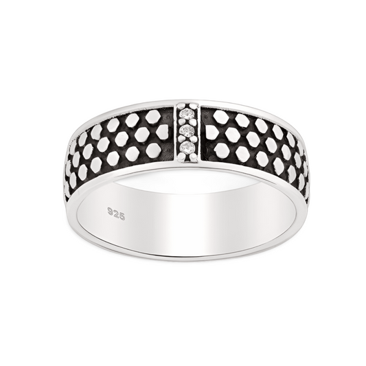 Silver CZ Ring