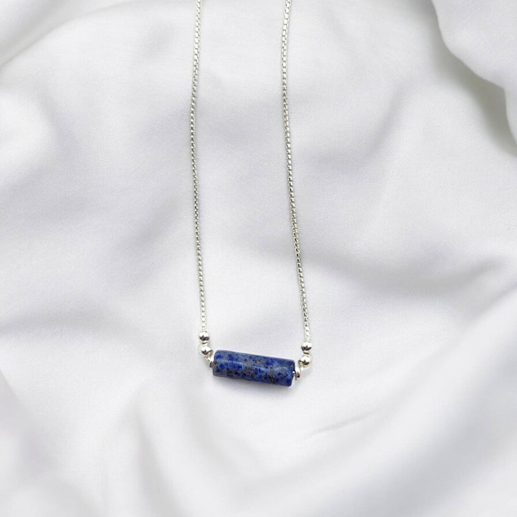 Lapis Lazuli Silver Necklace