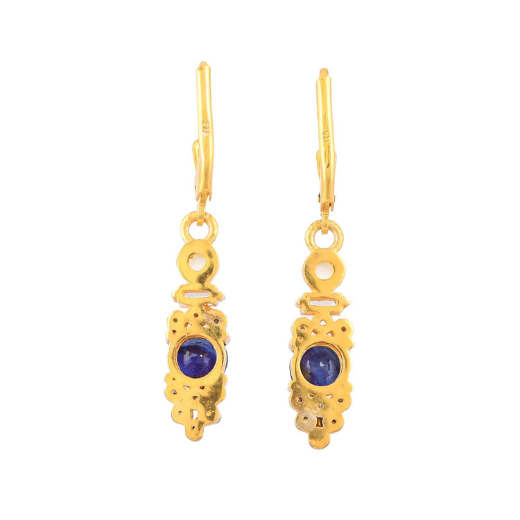 Sapphire Vermeil Earrings