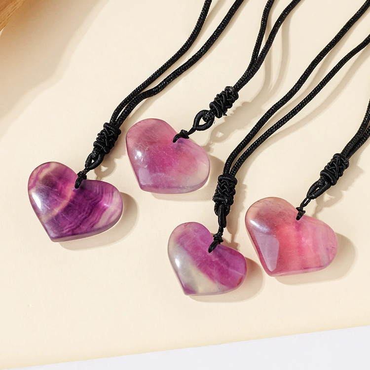 Fluorite Heart Necklace