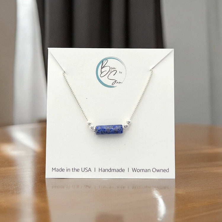 Lapis Lazuli Silver Necklace