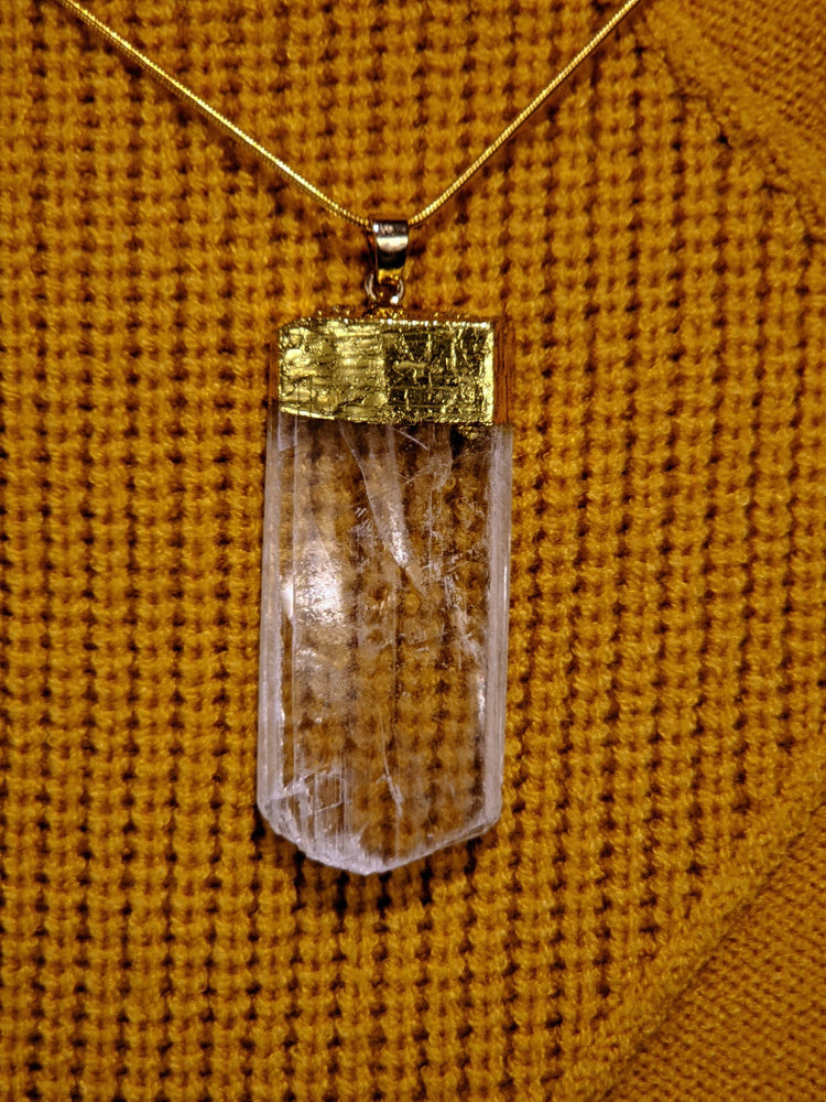 Selenite Necklace