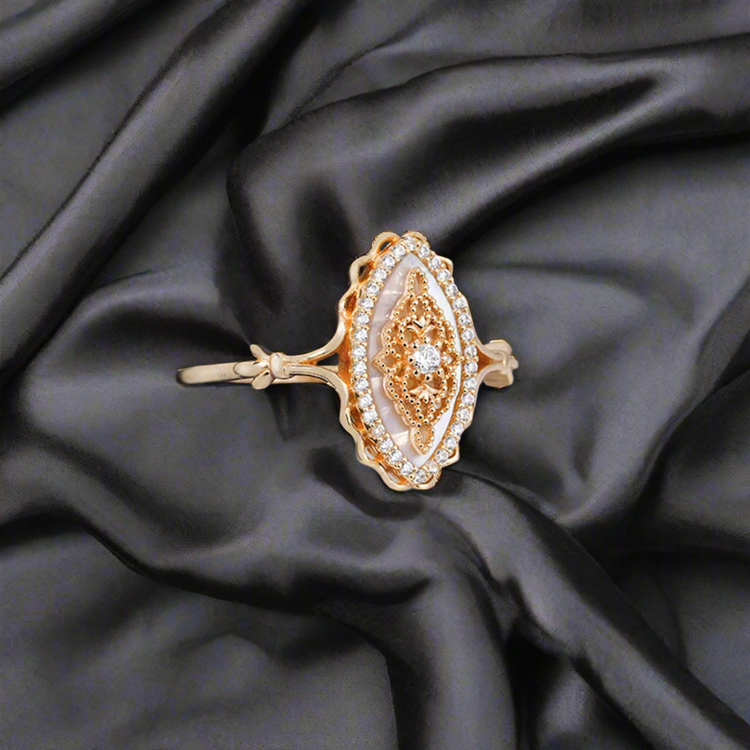 Silver Vintage Shell Ring