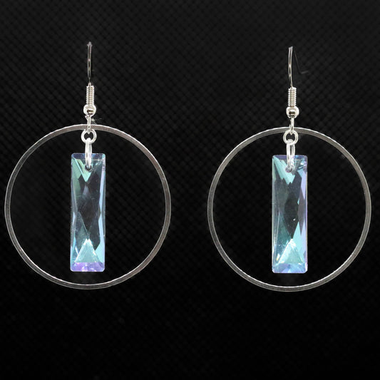 Bejeweled Hoop Earrings