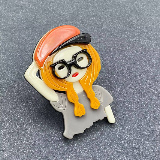 Creative Beauty Acrylic Brooch