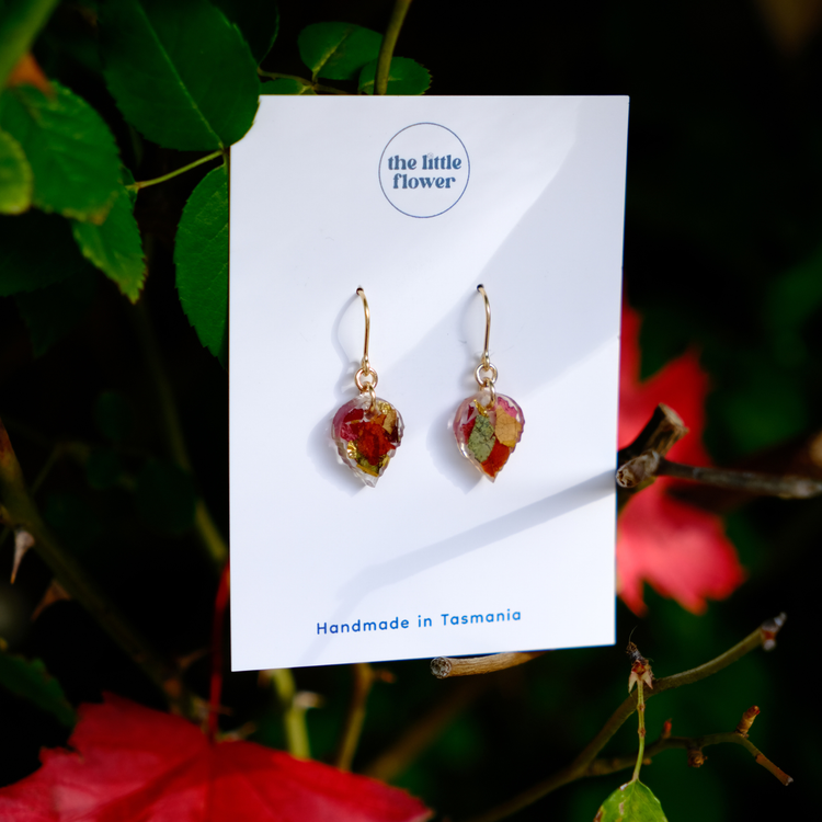 Autumn Leaf Dangle Earrings