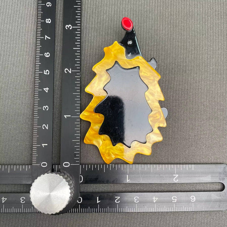 Acrylic Hedgehog Brooch