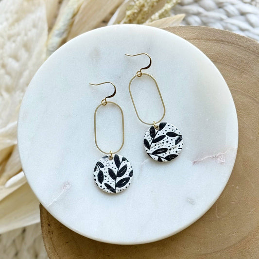 Cinta | Midnight Vines Earrings