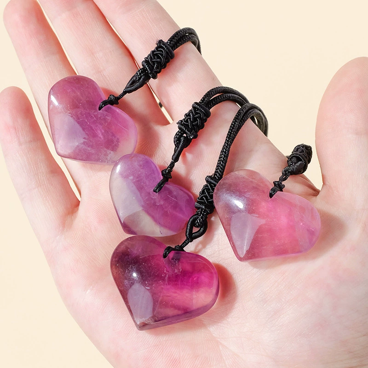Fluorite Heart Necklace