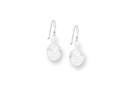 Infinity Silver Earrings