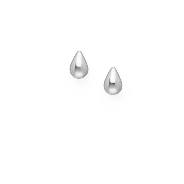 Silver Droplet Earrings
