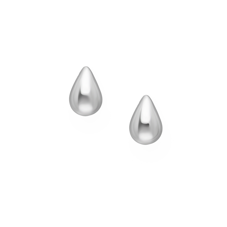 Silver Droplet Earrings