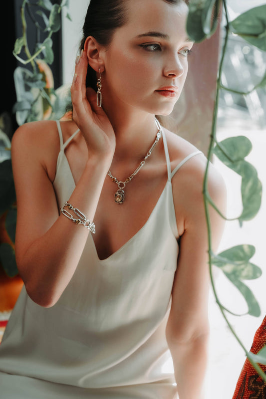 Glamour Handmade Pewter Earrings