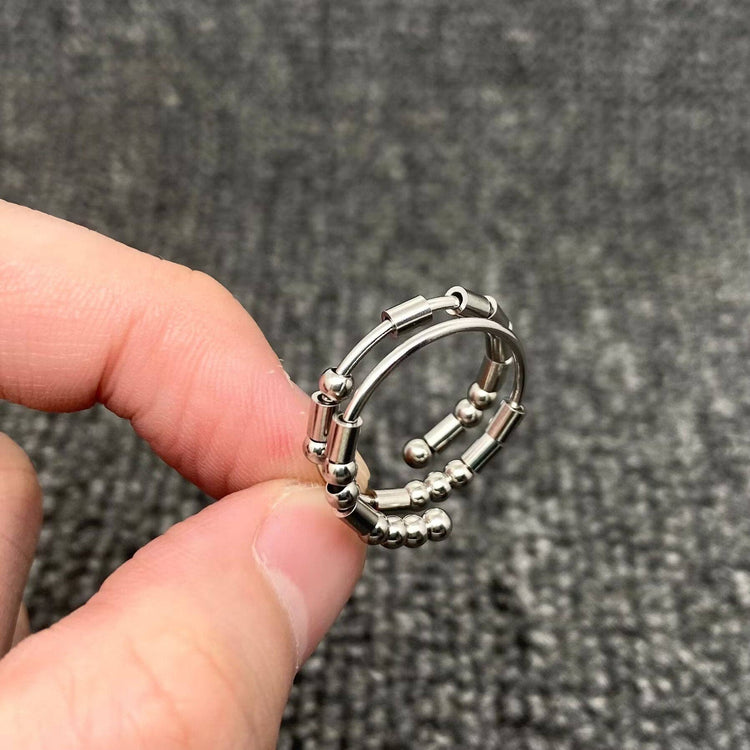 Morse Code Adjustable Ring: BFF