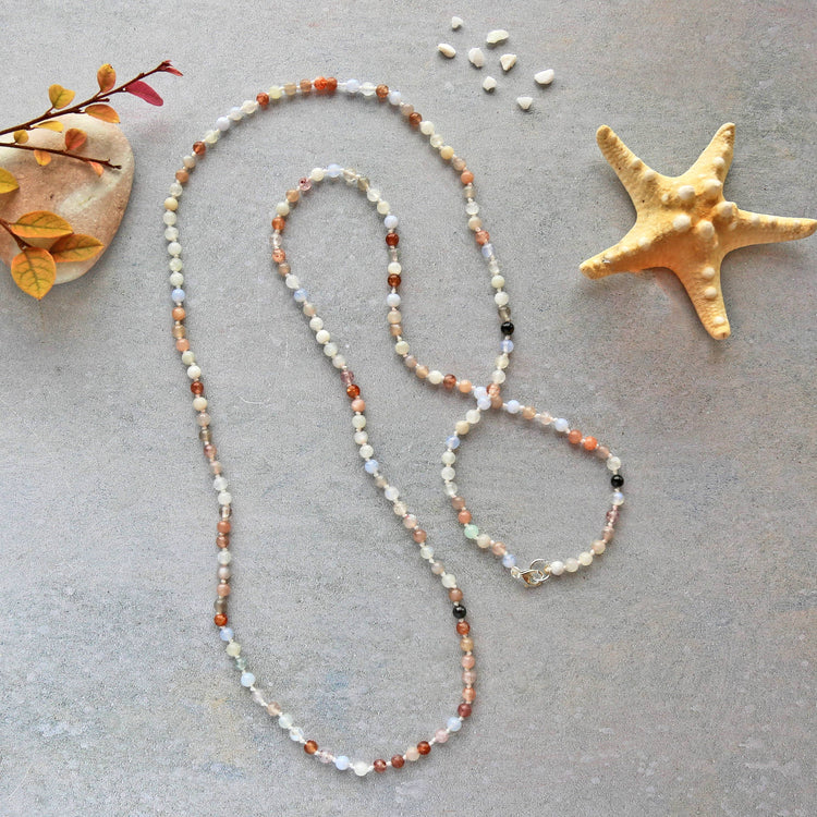 Moonstone Multi-colour Necklace