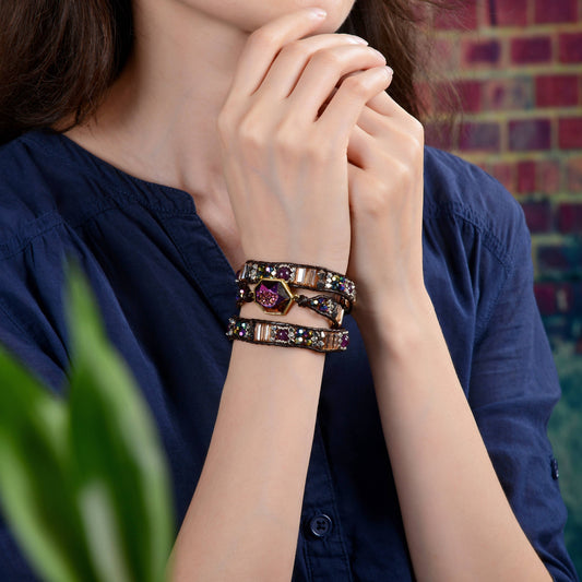 Amethyst Super Bracelet Hand Crafted