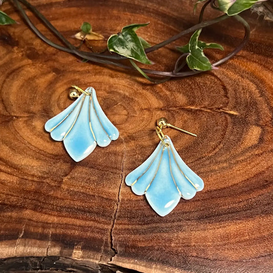 Raisa - Porcelain Earrings: Turquoise