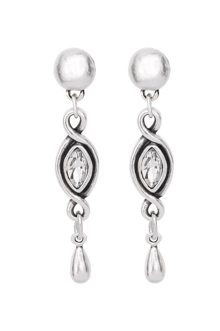 Drop Handmade Pewter Earrings