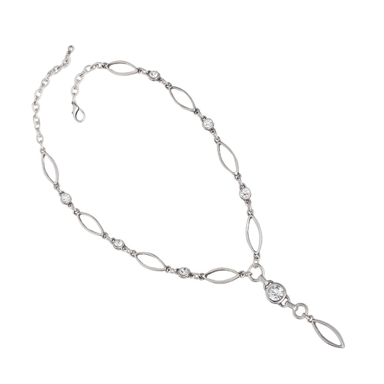 Pewter & Crystal 925 Necklace