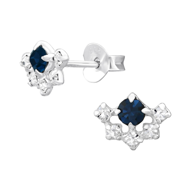 Crystal Cluster Stud Earrings