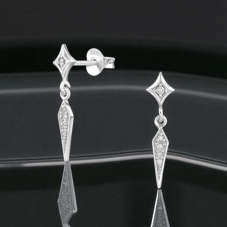 Crystal Set Stud Earrings