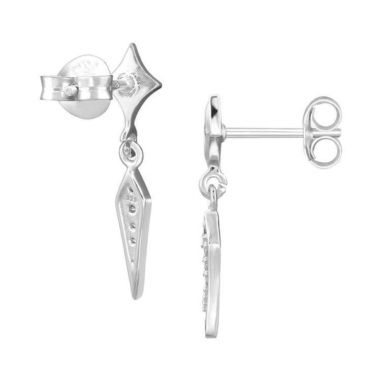 Crystal Set Stud Earrings