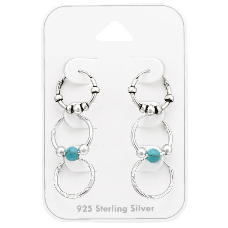 Sterling Silver Stud Set