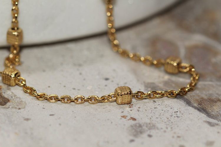 Box Chain Silver Bracelet