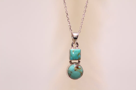 Turquoise Double Pendant