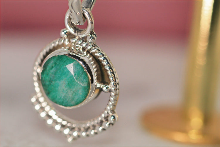 In a Circle Silver Pendant