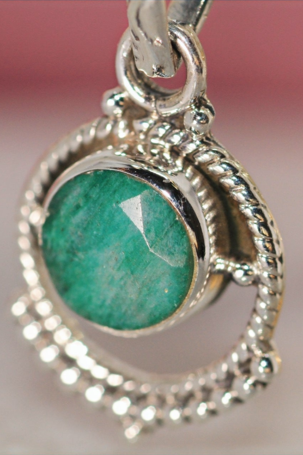 In a Circle Silver Pendant