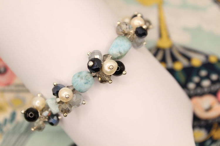 Larimar Fiesta Stretch Bracelet