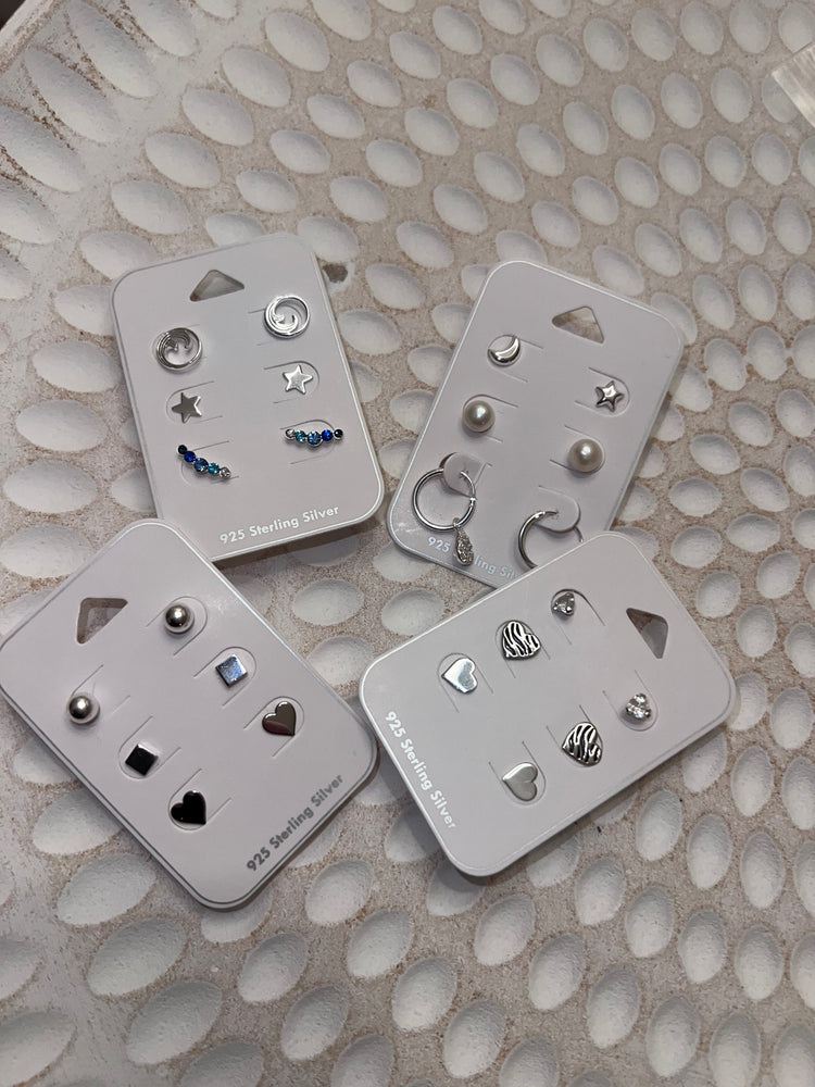 Sterling Silver Stud Set