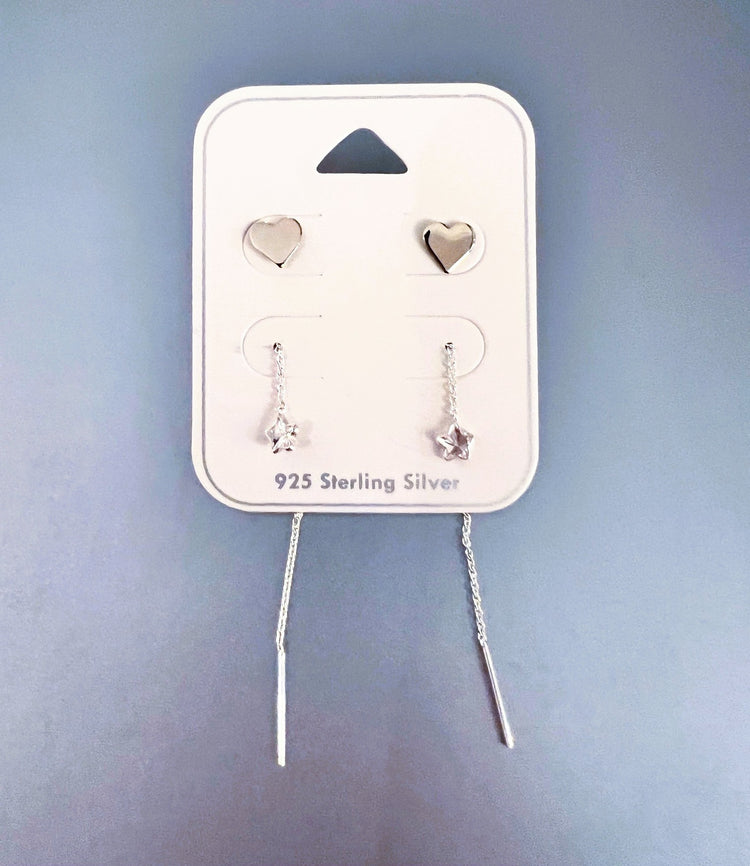 Sterling Silver Exquisite Studs
