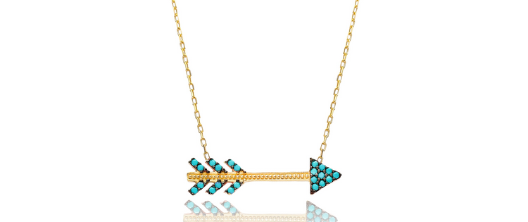 Stone Arrow Necklace
