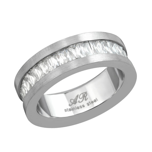 Eternity Steel Ring