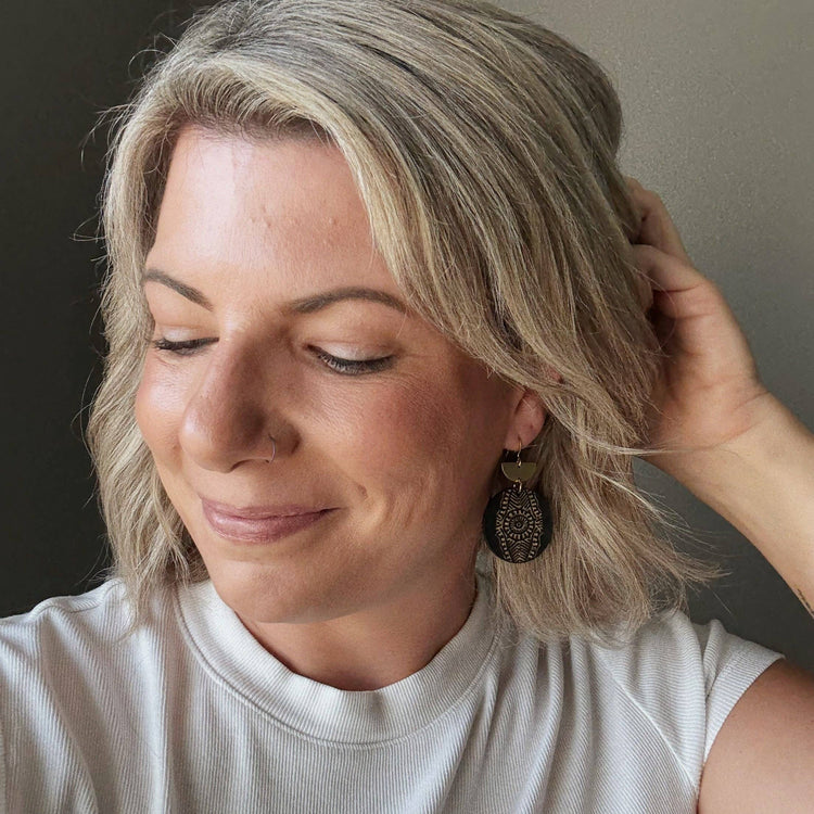 Kalaloch | Coal Earrings