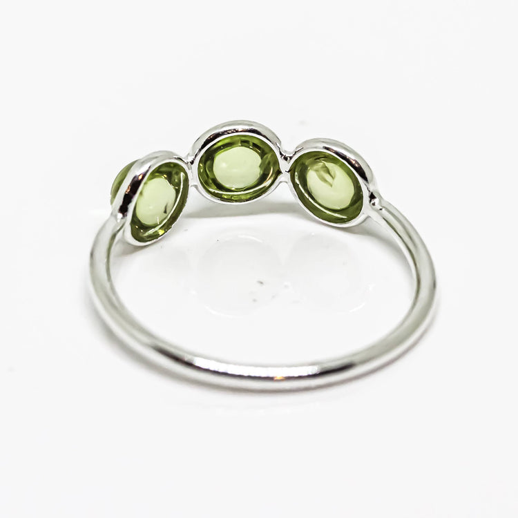 Peridot Ring Sterling Silver 925