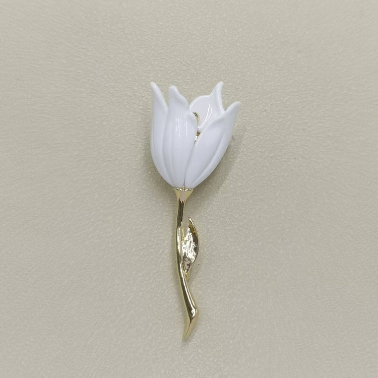 Vintage Tulip Brooch