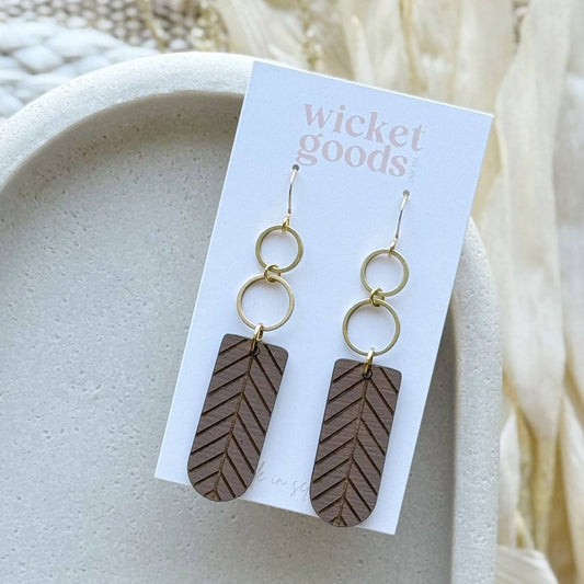 Cabin | Bark Earrings