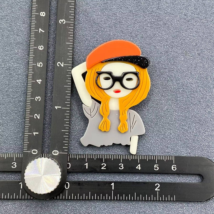 Creative Beauty Acrylic Brooch