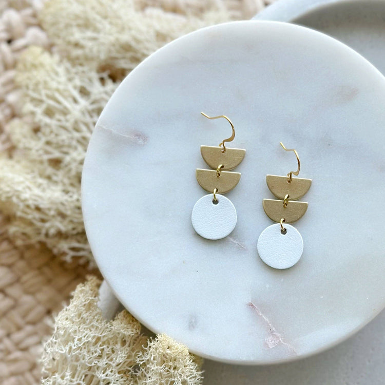 Tumwater: Mossy Rock Earrings