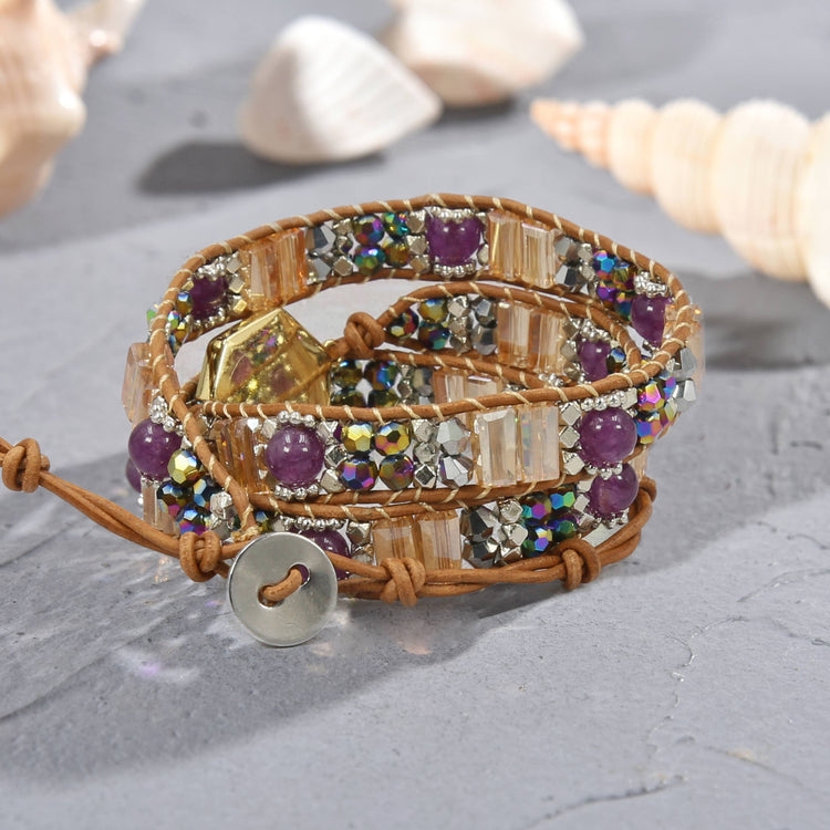 Amethyst Super Bracelet Hand Crafted