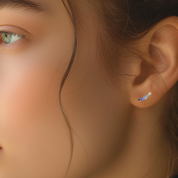 Crystal Stud Earrings