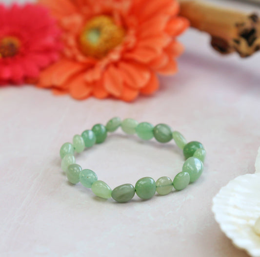 Aventurine Nuggets Stretch Bracelet